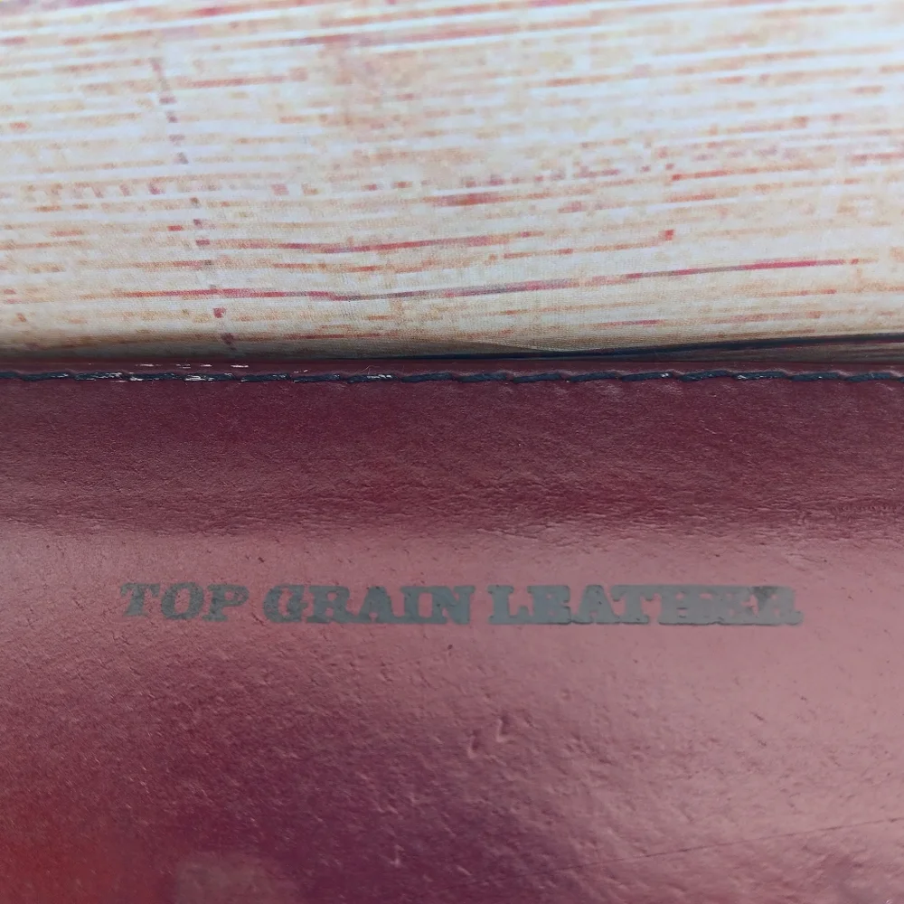 Vintage! Presto Burgundy TOP Grain leather Briefcase
